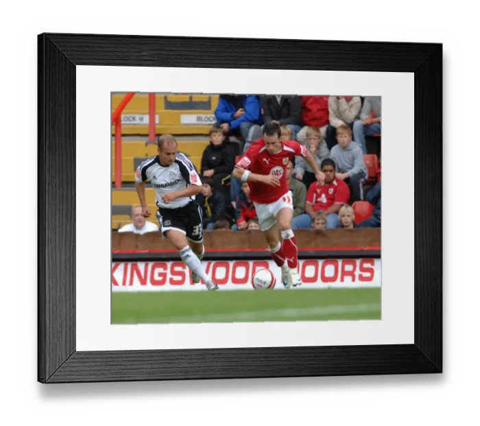 Framed Print : Bristol City vs Derby County: A Football Rivalry - Season 08-09 Framed Print : Bristol City vs Derby County: A Football Rivalry - Season 08-09