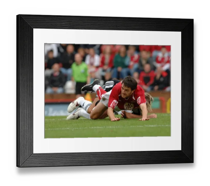 Framed Print : Bristol City vs Derby County: A Football Rivalry - Season 08-09 Framed Print : Bristol City vs Derby County: A Football Rivalry - Season 08-09