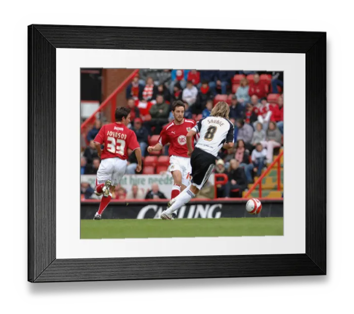 Framed Print : Bristol City vs Derby County: A Football Rivalry - Season 08-09