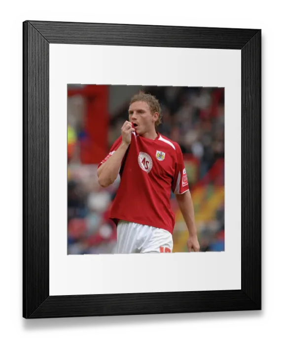 Framed Print : Bristol City vs. Derby County: A Football Rivalry - Season 08-09