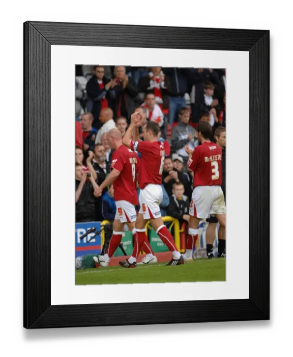 Framed Print : Bristol City vs Derby County: A Football Rivalry - Season 08-09