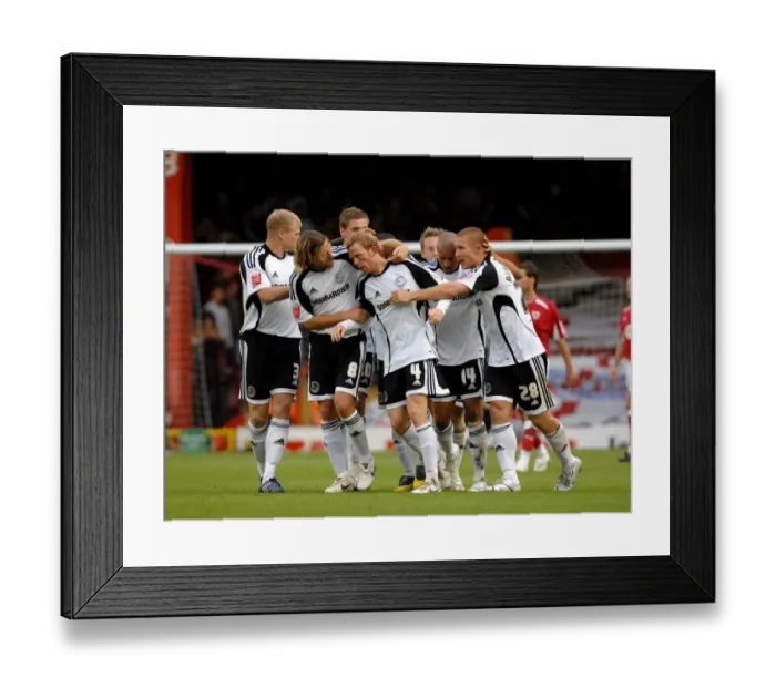 Framed Print : Bristol City First Team: Season 08-09: Bristol City V Derby County