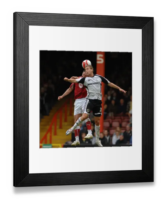 Framed Print : Bristol City vs Derby County: A Football Rivalry - Season 08-09 Framed Print : Bristol City vs Derby County: A Football Rivalry - Season 08-09
