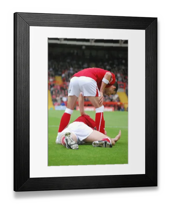 Framed Print : Bristol City vs Derby County: A Football Rivalry - Season 08-09