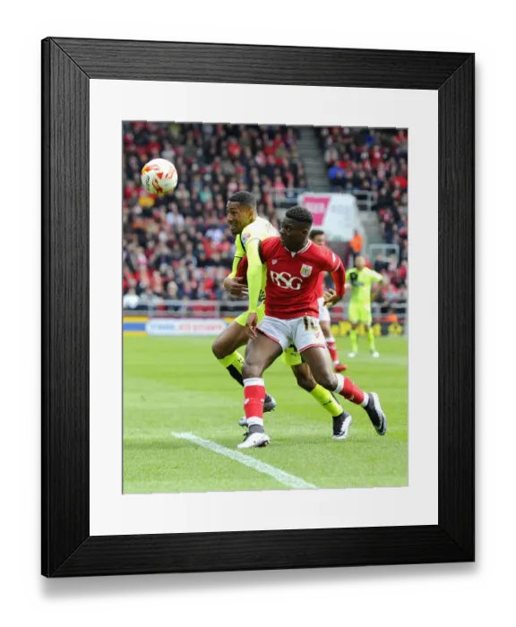 Framed Print : Clash of Stars: Agard vs van La Parra in Intense Championship Battle at Ashton Gate Framed Print : Clash of Stars: Agard vs van La Parra in Intense Championship Battle at Ashton Gate