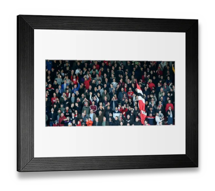 Framed Print : Intense Moment at Ashton Gate: Sky Bet Championship Showdown between Bristol City and Huddersfield Town (April 2016)