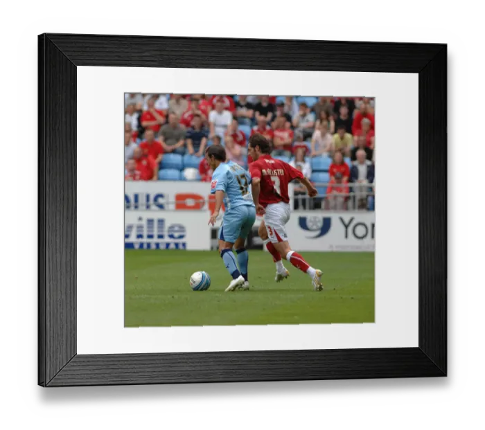 Framed Print : The Rivalry: Coventry City vs. Bristol City - Season 08-09: A Clash of Football Titans