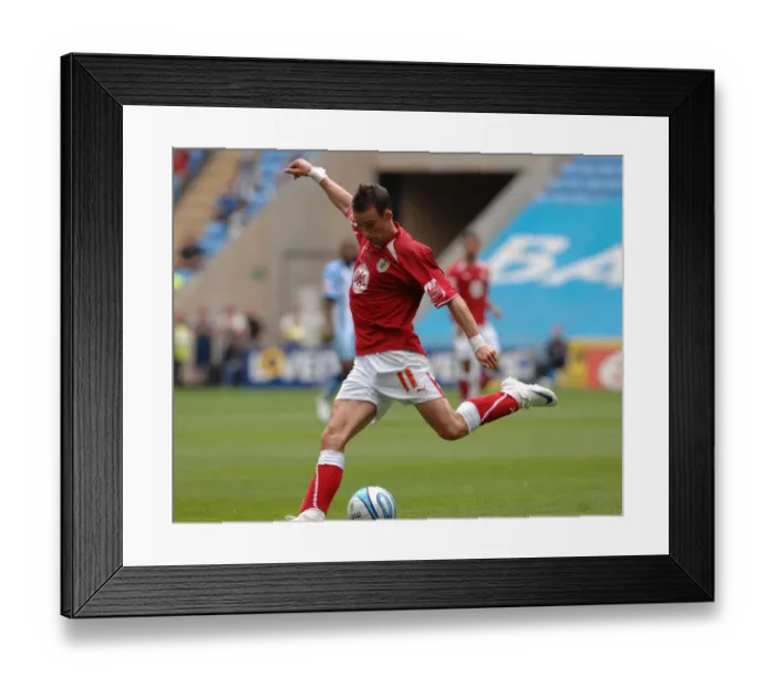 Framed Print : The Clash: Coventry City vs. Bristol City - Season 08-09 Football Rivalry: A Battle Between Two Championship Contenders