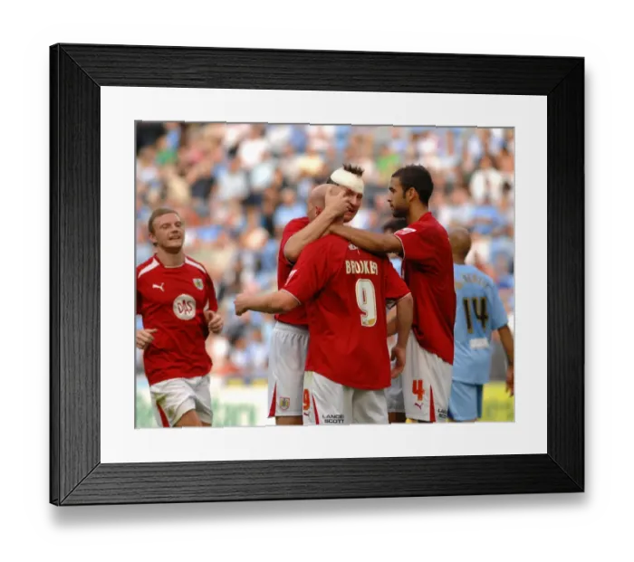 Framed Print : The Clash: Coventry City vs. Bristol City - Season 08-09 Football Rivalry