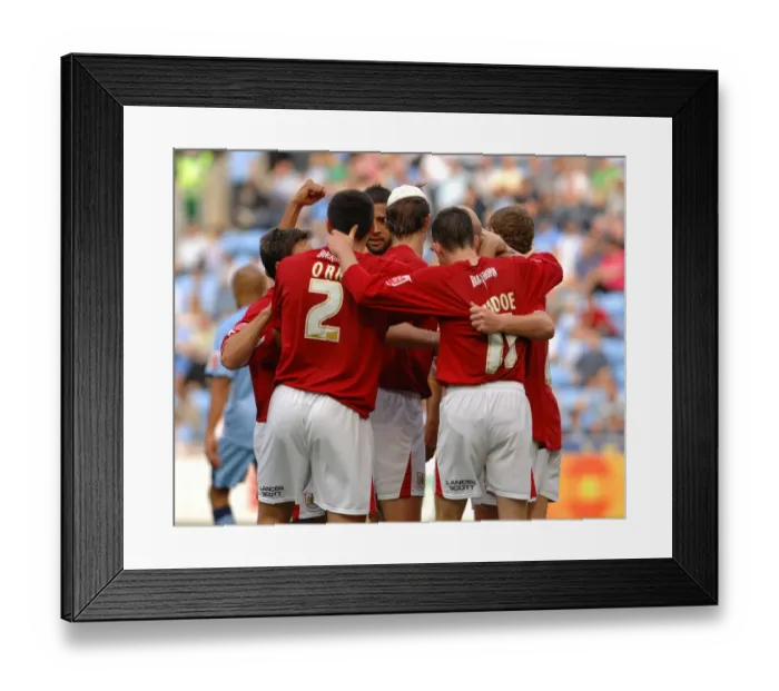 Framed Print : The Rivalry Roars: Coventry City vs. Bristol City - Season 08-09 Football Match