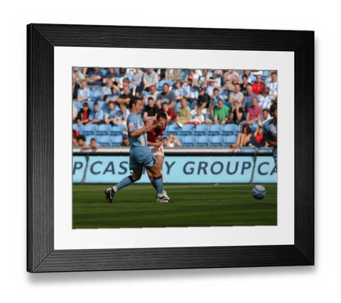 Framed Print : The Rivalry: Coventry City vs. Bristol City - Season 08-09: A Clash of Football Titans