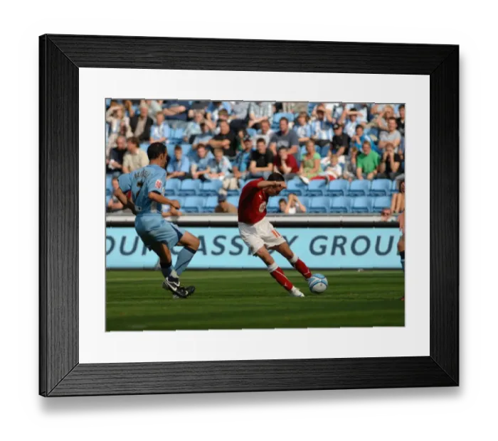 Framed Print : A Football Rivalry: Coventry City vs. Bristol City - Season 08-09: The Clash Between Two Rivals