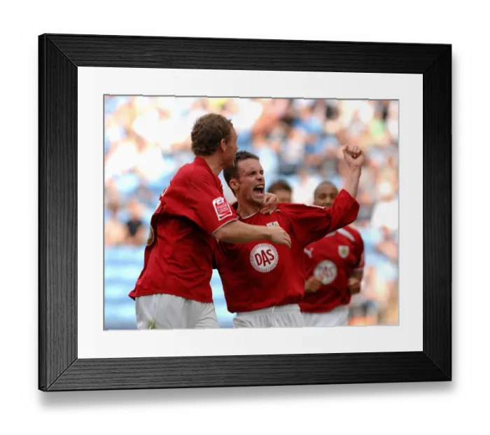 Framed Print : The Clash of Rivals: Coventry City vs. Bristol City - Season 08-09