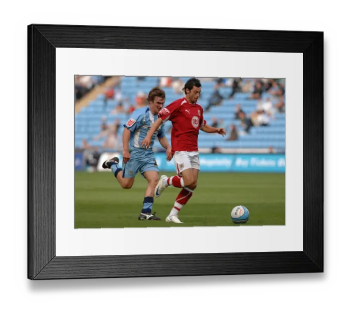 Framed Print : Clash of the West: Bristol City vs Coventry City, 08-09 Season