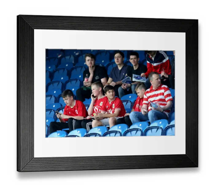 Framed Print : Bristol City Fans Unite at QPR vs. Bristol City, Sky Bet Championship (07.05.2016)