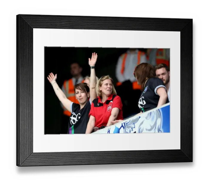 Framed Print : Bristol City Fans Rally at QPR vs. Bristol City, Sky Bet Championship (07.05.2016) Framed Print : Bristol City Fans Rally at QPR vs. Bristol City, Sky Bet Championship (07.05.2016)