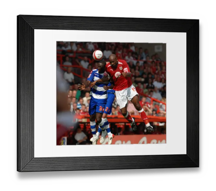 Framed Print : Bristol City vs QPR: A Football Rivalry from the 08-09 Season