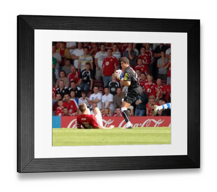Framed Print : Bristol City vs QPR: A Football Rivalry from the 08-09 Season