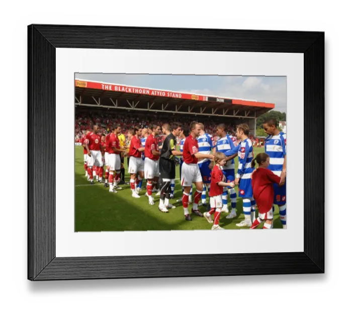 Framed Print : Bristol City vs QPR: A Football Rivalry from the 08-09 Season