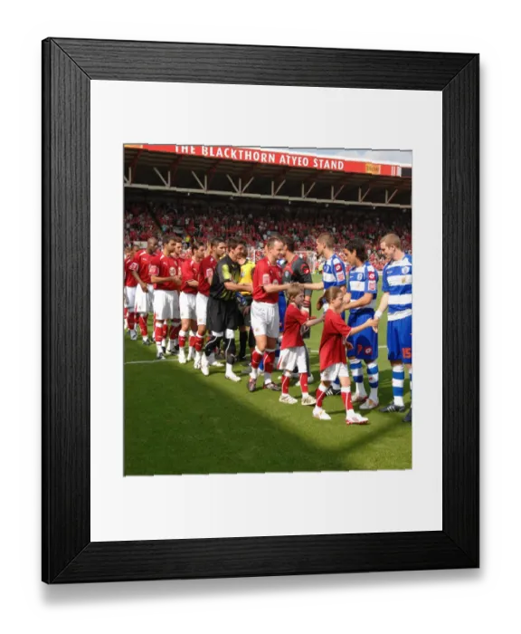 Framed Print : Bristol City vs QPR: A Football Rivalry from the 08-09 Season