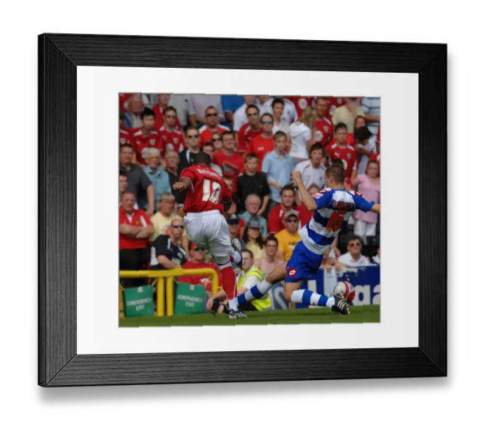 Framed Print : Bristol City vs QPR: A Football Rivalry from the 08-09 Season