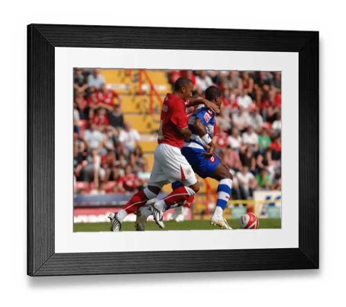 Framed Print : Bristol City vs QPR: A Football Rivalry from the 08-09 Season
