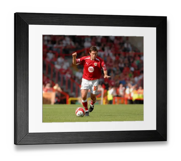 Framed Print : Bristol City vs QPR: A Football Rivalry from the 08-09 Season
