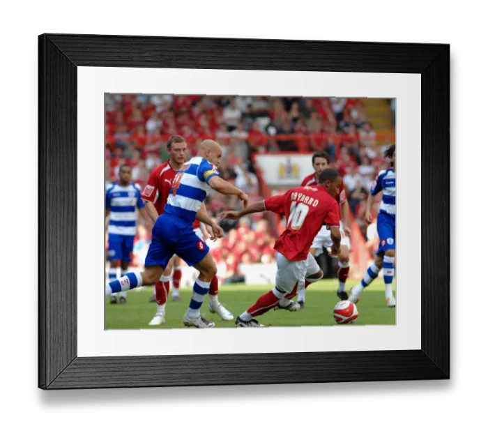 Framed Print : Bristol City vs QPR: A Football Rivalry from the 08-09 Season