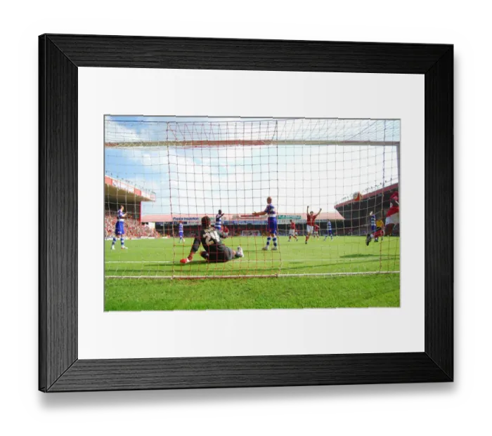 Framed Print : Bristol City vs QPR: A Football Rivalry from the 08-09 Season