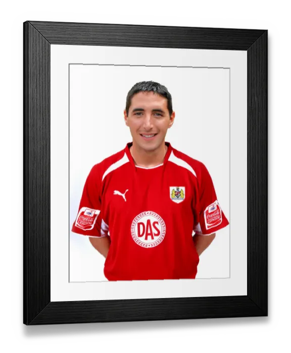 Framed Print : Bristol City FC: Season 08-09 - Head Shot of Jamal Campbell-Ryce