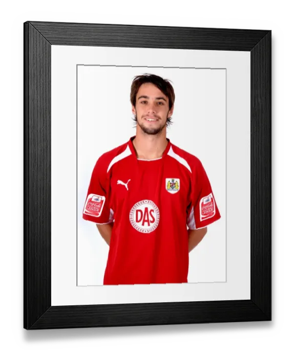 Framed Print : Bristol City First Team: Season 08-09 - Head Shots