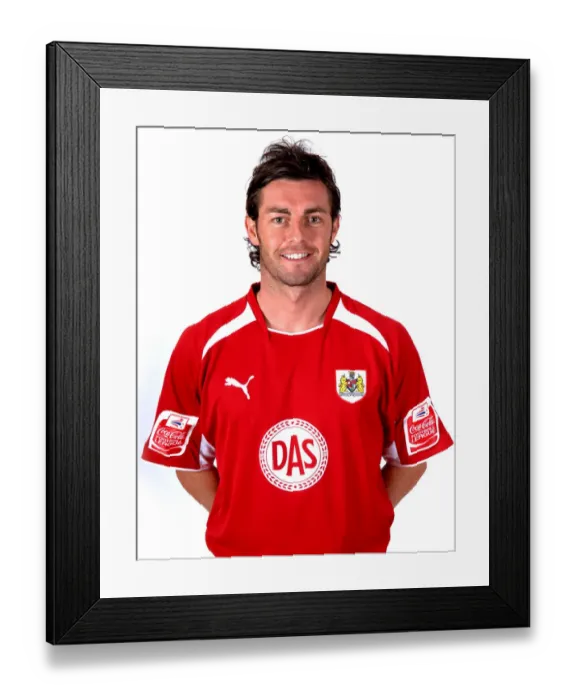 Framed Print : Bristol City FC: Jamal Campbell-Ryce - Focused and Ready (Season 08-09 Head Shots)