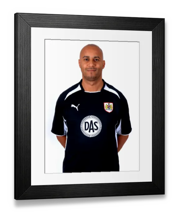Framed Print : Bristol City FC: 08-09 Season - Focused Players: Jamal Campbell-Ryce Framed Print : Bristol City FC: 08-09 Season - Focused Players: Jamal Campbell-Ryce