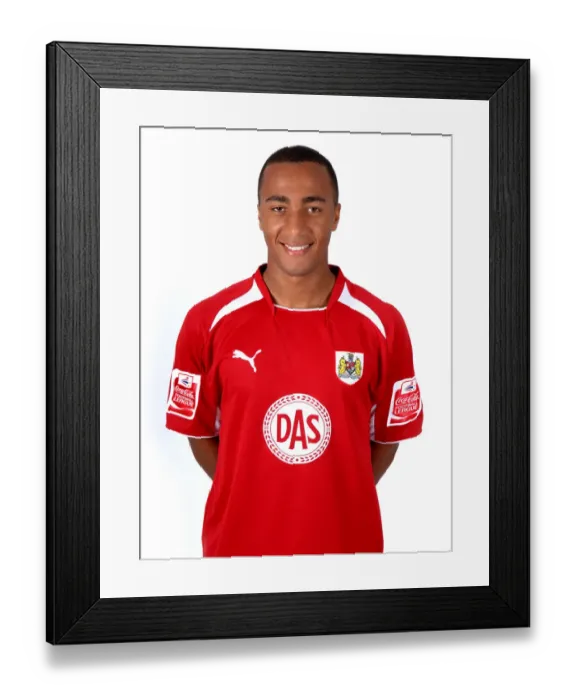 Framed Print : Bristol City First Team: Head Shots (Season 08-09)