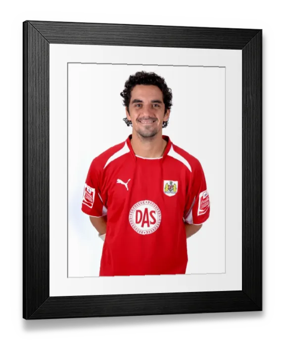 Framed Print : Bristol City First Team: Season 08-09 - Head Shots