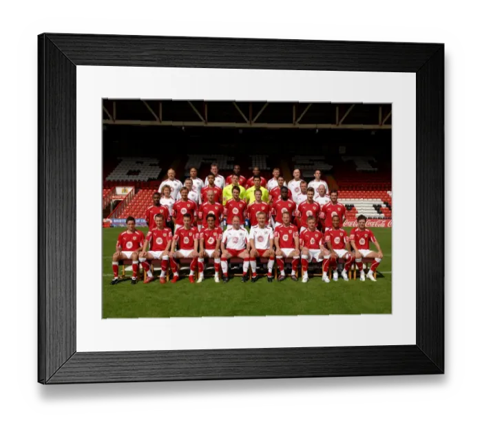 Framed Print : Bristol City First Team: 08-09 Season Unified Team Image Framed Print : Bristol City First Team: 08-09 Season Unified Team Image