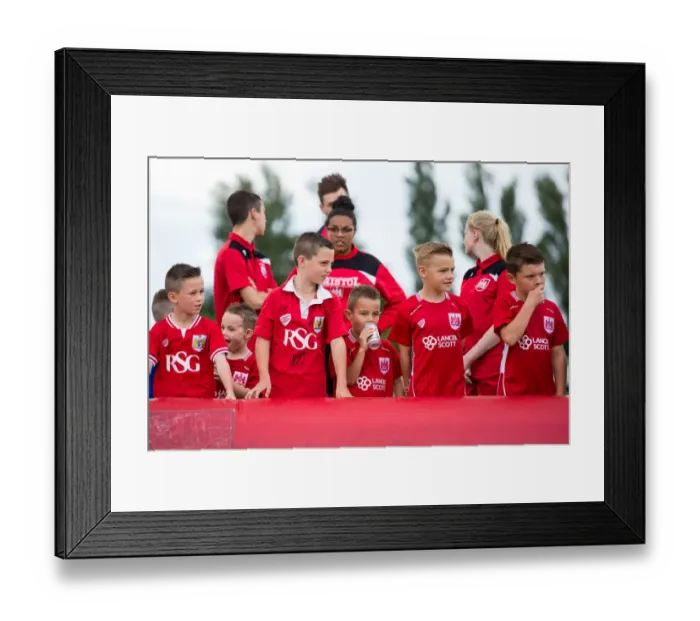 Framed Print : Bristol City FC: Community Connects Before Pre-Season Match at Hengrove Athletic Framed Print : Bristol City FC: Community Connects Before Pre-Season Match at Hengrove Athletic