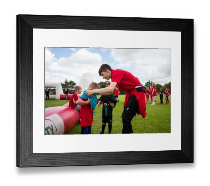 Framed Print : Bristol City FC: Community Connections at Hengrove Athletic - Pre-Game Activities Framed Print : Bristol City FC: Community Connections at Hengrove Athletic - Pre-Game Activities