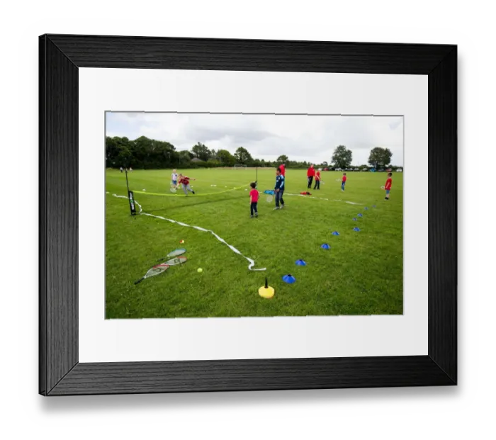 Framed Print : Bristol City FC: Pre-Game Community Activities at Hengrove Athletic
