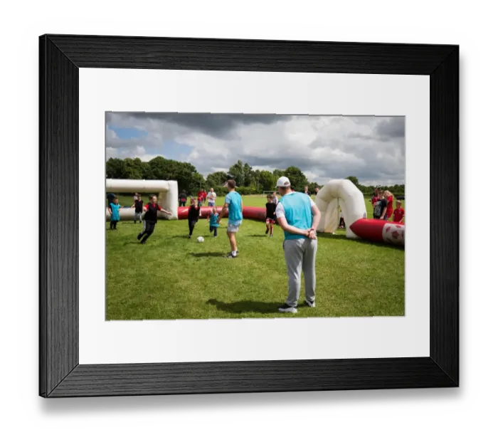 Framed Print : Bristol City FC: Community Unites Before Pre-Season Match at Hengrove Athletic Framed Print : Bristol City FC: Community Unites Before Pre-Season Match at Hengrove Athletic