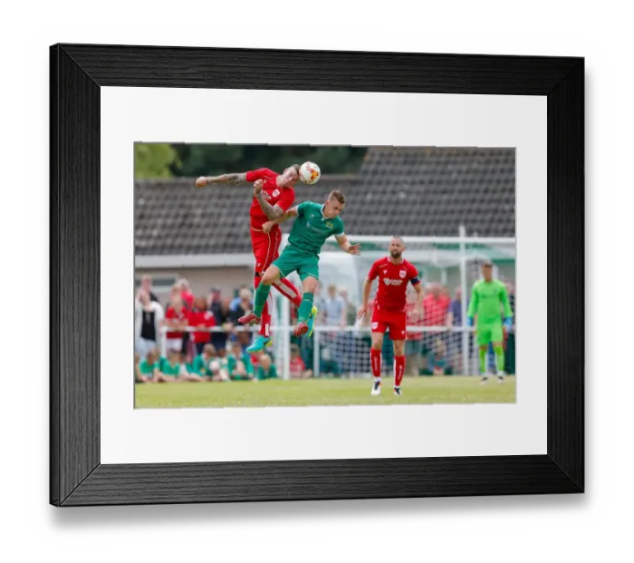 Framed Print : Bristol City's Aden Flint Scores in Pre-Season Community Match against Hengrove Athletic Framed Print : Bristol City's Aden Flint Scores in Pre-Season Community Match against Hengrove Athletic