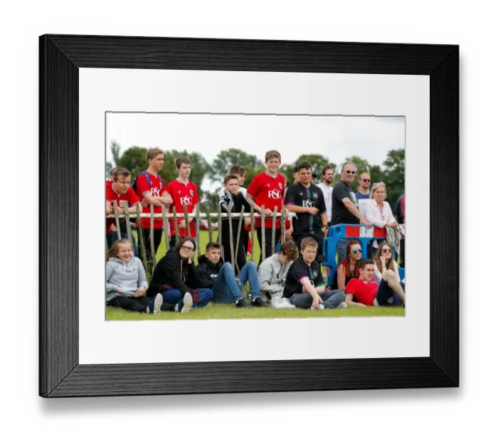 Framed Print : Bristol City Fans Gathered at Hengrove Athletic's Pre-Season Match Framed Print : Bristol City Fans Gathered at Hengrove Athletic's Pre-Season Match