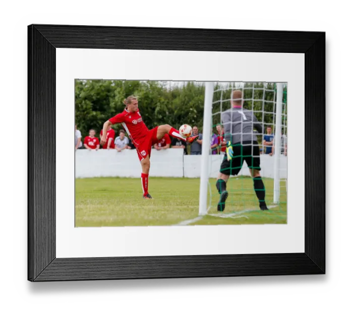 Framed Print : Bristol City's Luke Freeman Scores in Pre-Season Community Match against Hengrove Athletic Framed Print : Bristol City's Luke Freeman Scores in Pre-Season Community Match against Hengrove Athletic