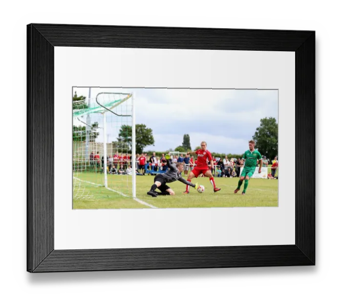 Framed Print : Bristol City's Luke Freeman Thwarted by Hengrove Athletic's Tom Kington in Pre-Season Friendly Framed Print : Bristol City's Luke Freeman Thwarted by Hengrove Athletic's Tom Kington in Pre-Season Friendly