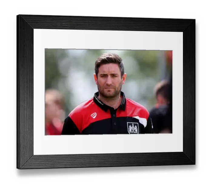Framed Print : Bristol City Manager Lee Johnson at Hengrove Athletic Pre-season Friendly, July 2016 Framed Print : Bristol City Manager Lee Johnson at Hengrove Athletic Pre-season Friendly, July 2016