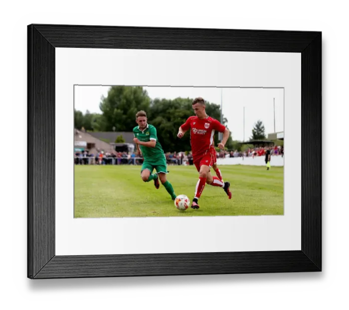 Framed Print : Bristol City's Joe Bryan in Pre-Season Action Against Hengrove Athletic (July 2016)