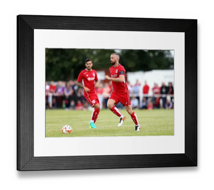 Framed Print : Bristol City's Aaron Wilbraham in Pre-Season Action Against Hengrove Athletic, July 2016 Framed Print : Bristol City's Aaron Wilbraham in Pre-Season Action Against Hengrove Athletic, July 2016