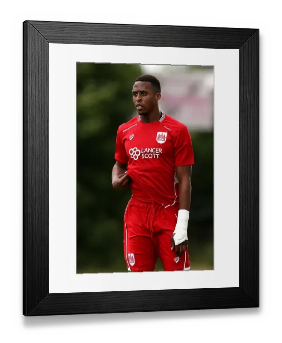 Framed Print : Bristol City's Jonathan Kodjia in Pre-Season Action Against Hengrove Athletic Framed Print : Bristol City's Jonathan Kodjia in Pre-Season Action Against Hengrove Athletic