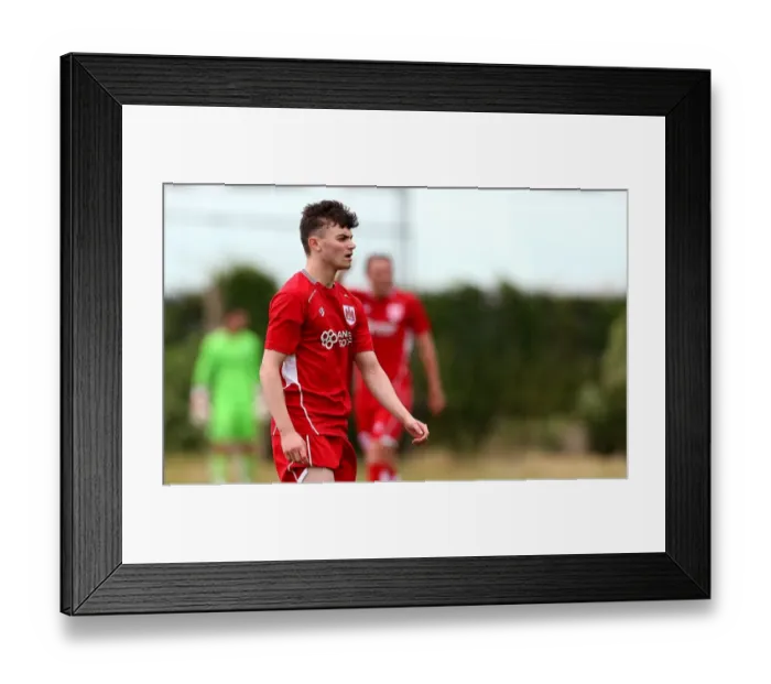 Framed Print : Bristol City's Jonny Smith in Pre-Season Action Against Hengrove Athletic, July 2016 Framed Print : Bristol City's Jonny Smith in Pre-Season Action Against Hengrove Athletic, July 2016