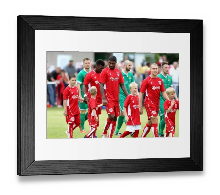 Framed Print : Bristol City FC: Luke Freeman, Mark Little, and Kieran Agard Leading the Charge in Pre-Season Friendly Against Hengrove Athletic Framed Print : Bristol City FC: Luke Freeman, Mark Little, and Kieran Agard Leading the Charge in Pre-Season Friendly Against Hengrove Athletic